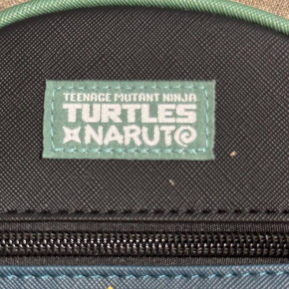 Teenage Mutant Ninja Turtles Γ Naruto Crossover Crossbody Bag RARE - Picture 2 of 7